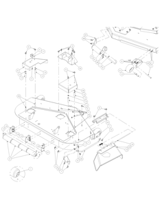 Part Location Diagram of 02002169 Cub Cadet Grass Catcher Roller Bracket